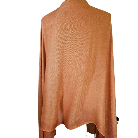 Scarf Bundle Of 2,Orange Is Peach Couture, Green Is Pashmizette, OS - Picture 12 of 13